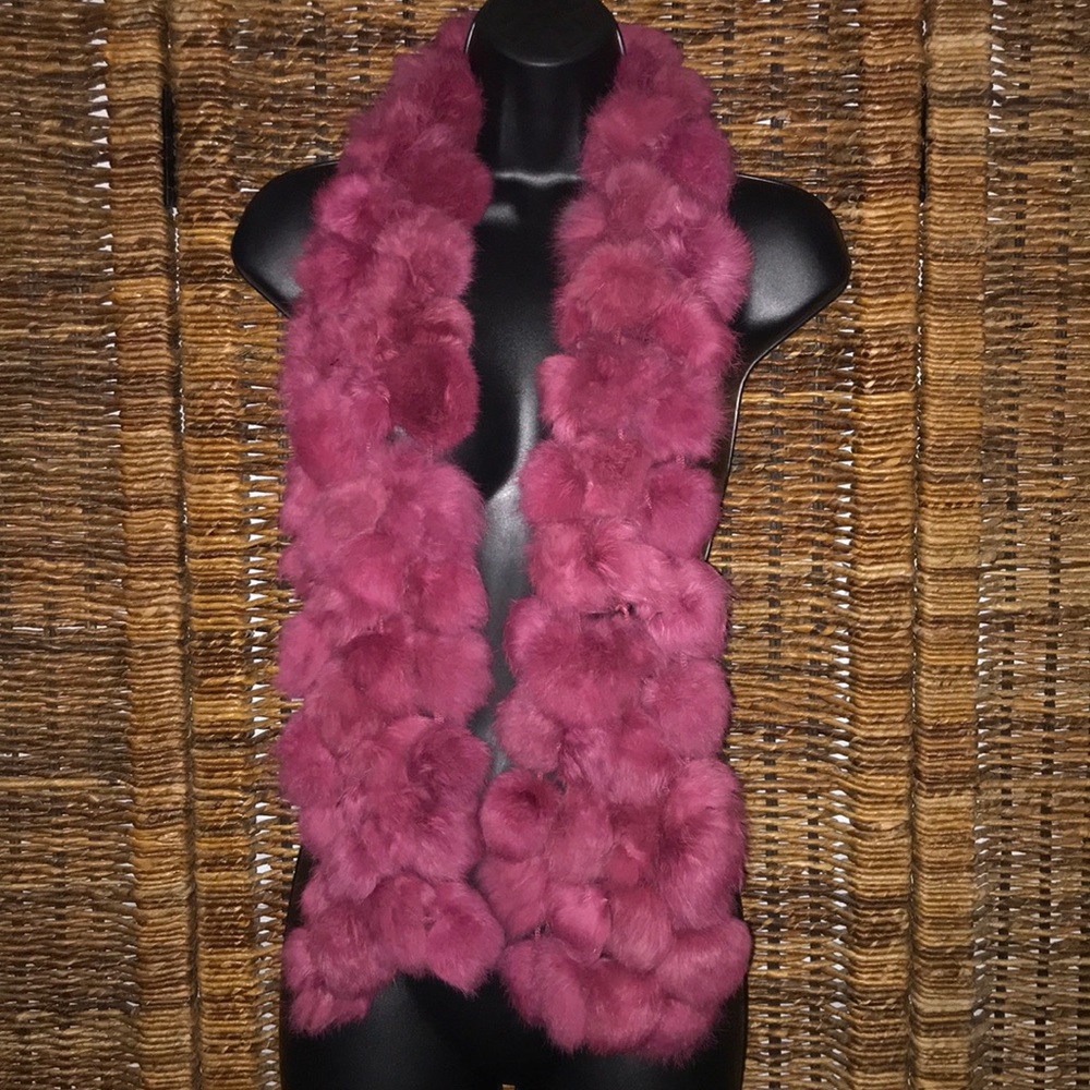 Rabbit Fur Scarf